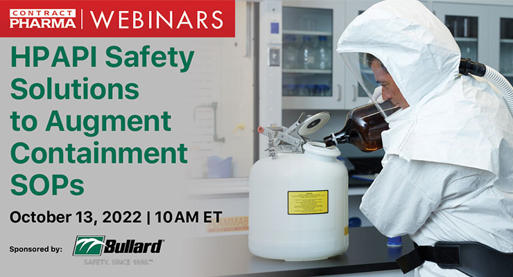 HPAPI Safety Solutions to Augment Containment SOPs