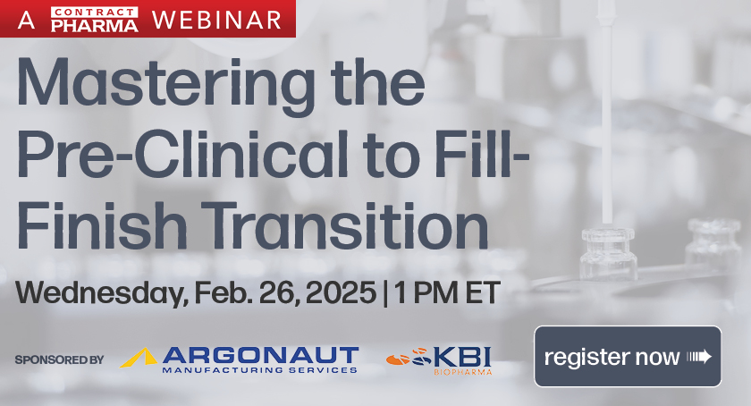 Mastering the Pre-Clinical to Fill-Finish Transition